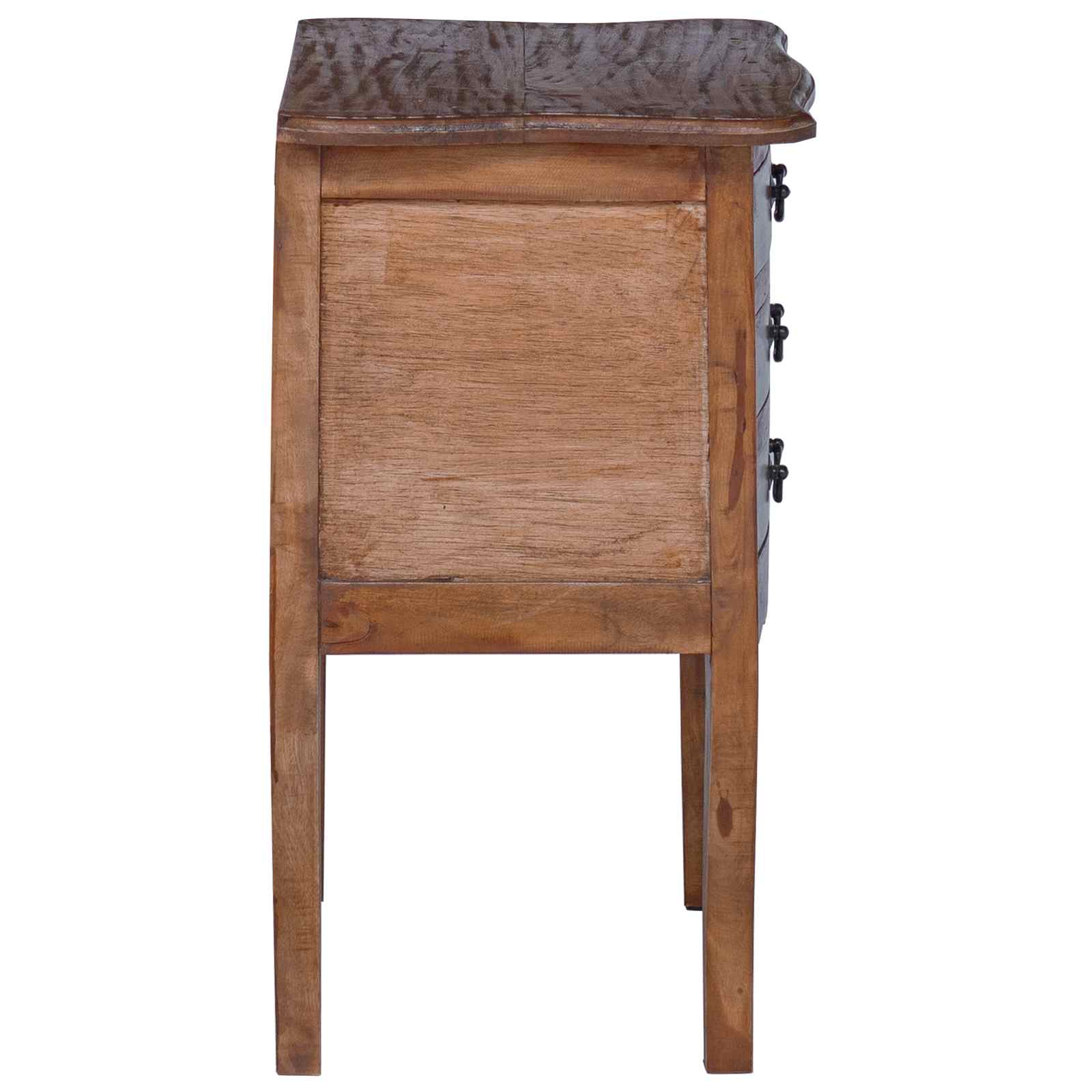 Storage Chest 48 X 35 X 64 Cm Solid Mahogany Wood