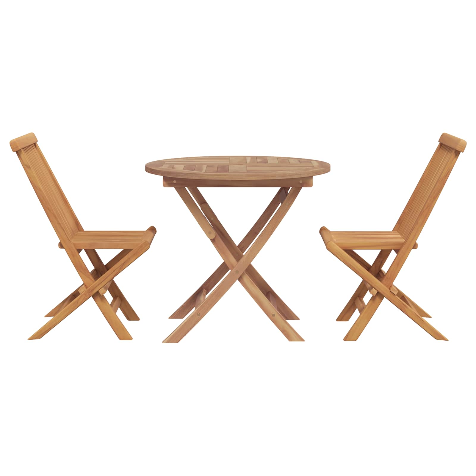 5 Piece Garden Dining Set Solid Teak Wood