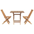 5 Piece Garden Dining Set Solid Teak Wood
