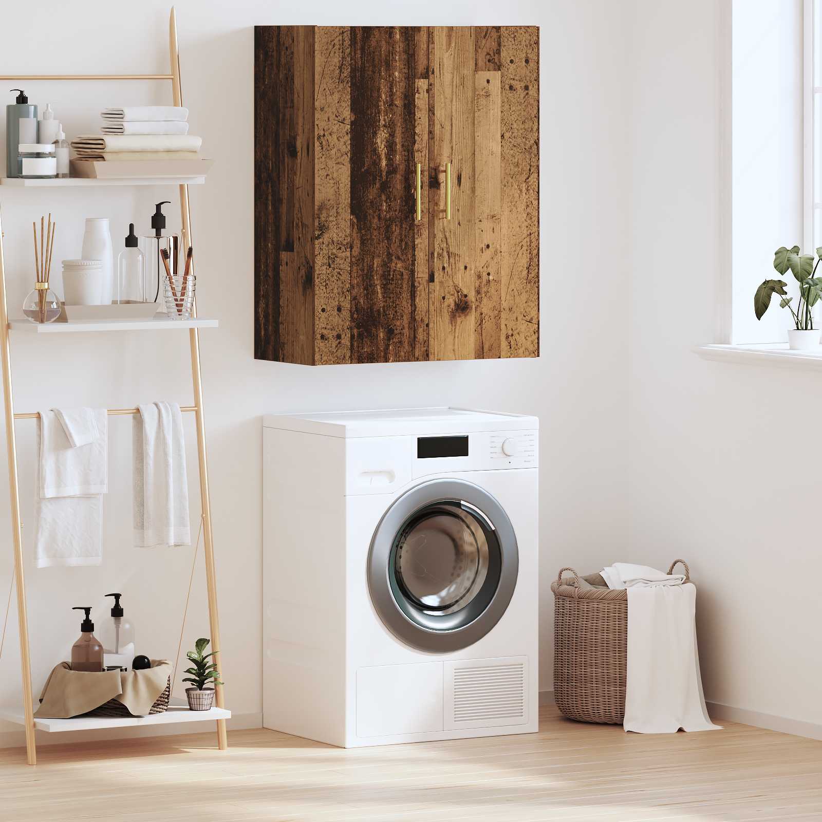 Wall Mounted Cabinet 69.5X34X90 Cm