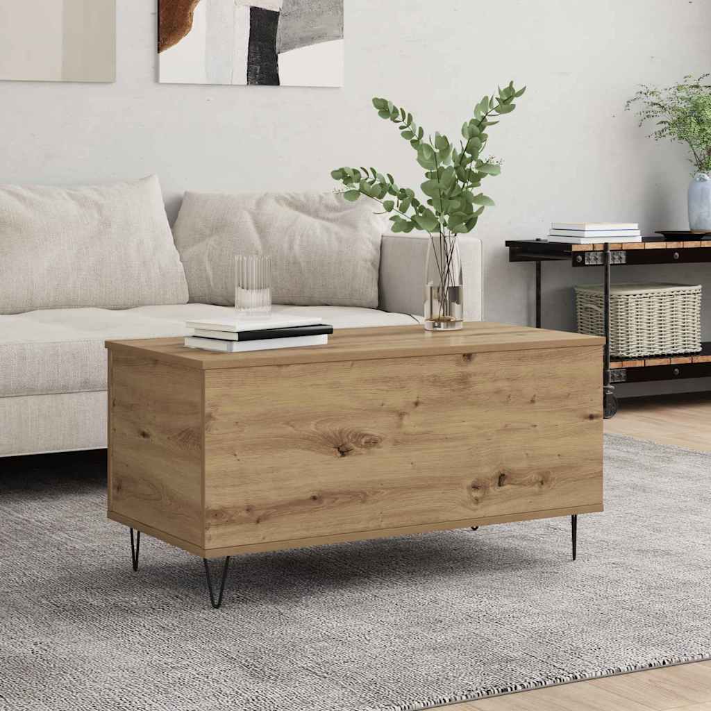 Coffee Table 90X44.5X45 Cm Engineered Wood