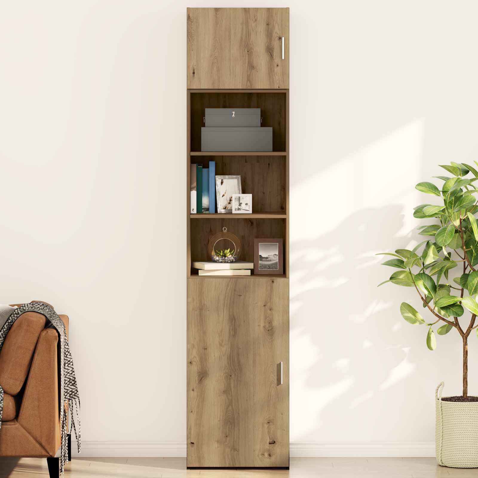 Wall Cabinet 50X42.5X40 Cm Engineered Wood