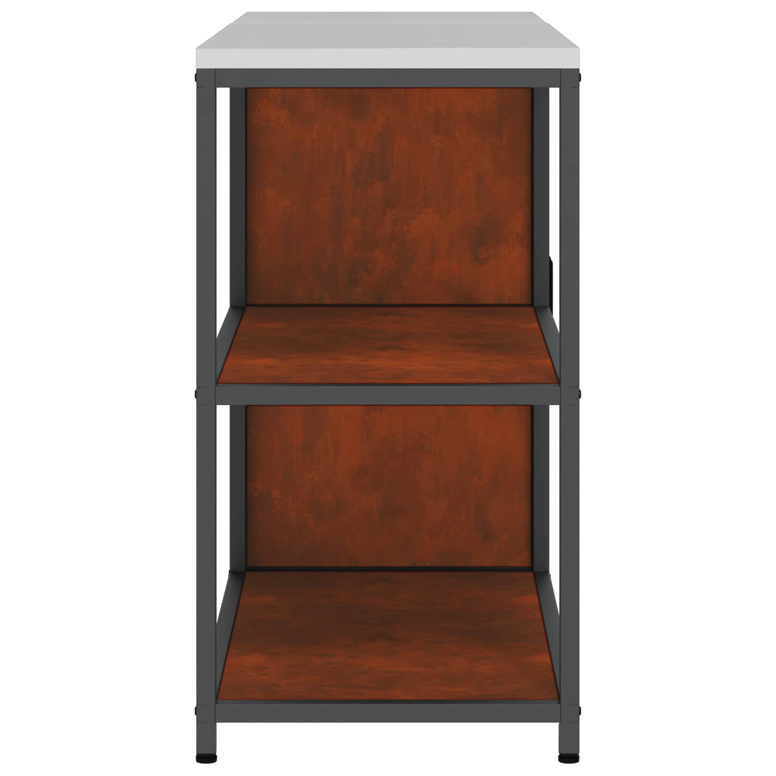 Kitchen Storage Set Hattem 2 Pcs Rusty Steel