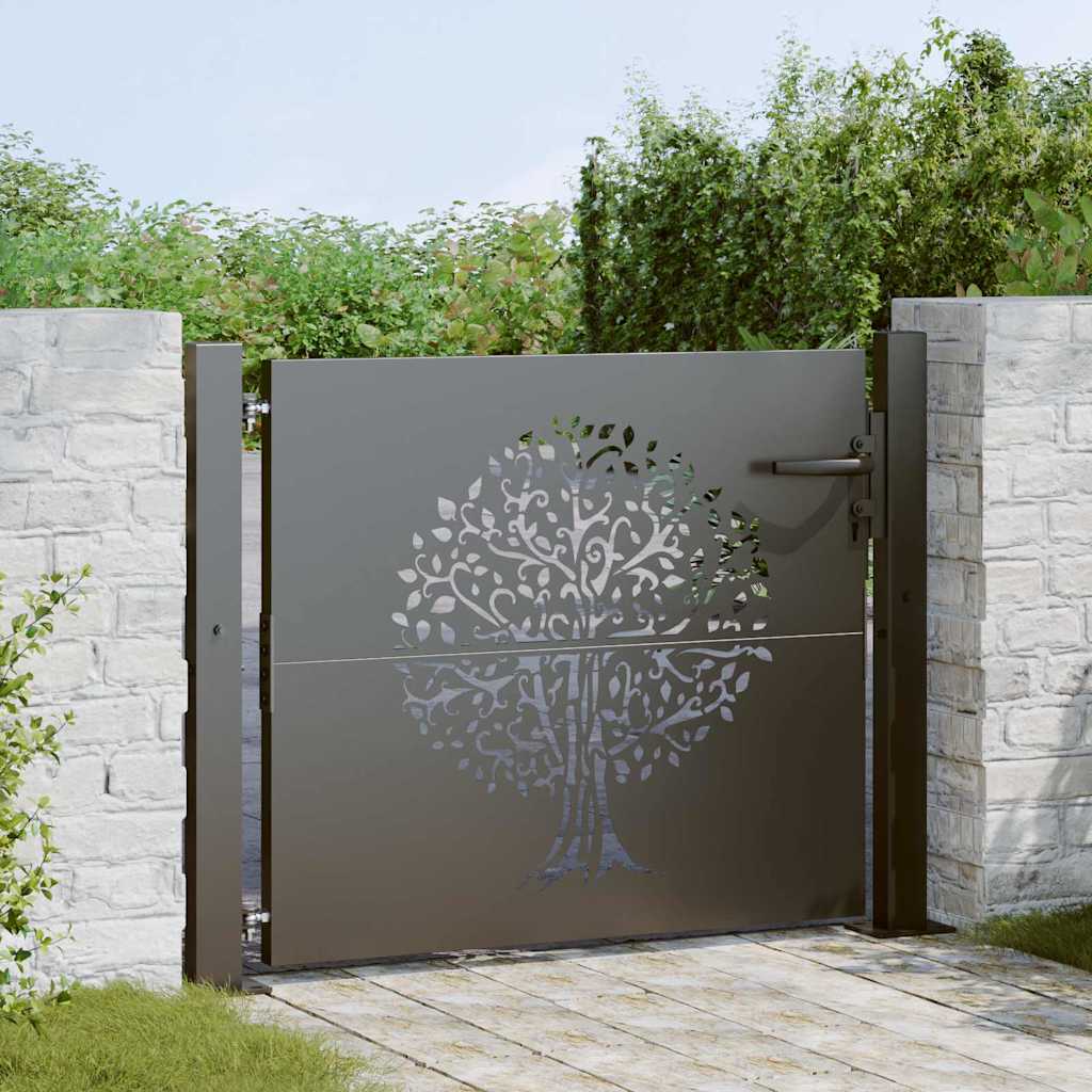 Garden Gate Corten Steel Tree Design