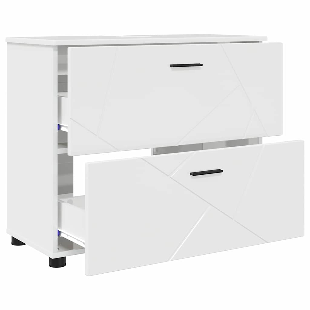Bathroom Furniture Set With Drawer 3 Pcs