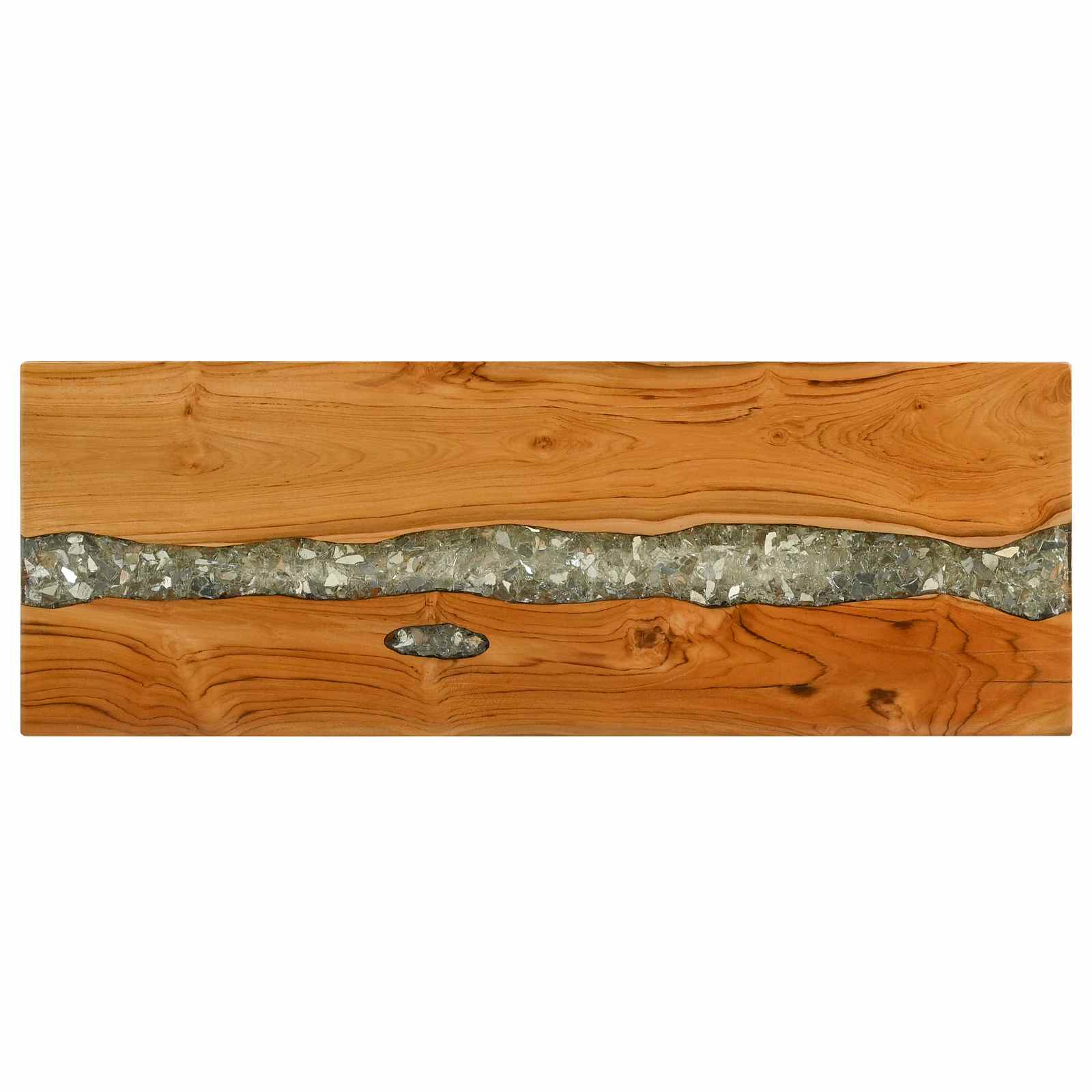 Console Table Brown 100 X 35 X 75 Cm Solid Teak Wood