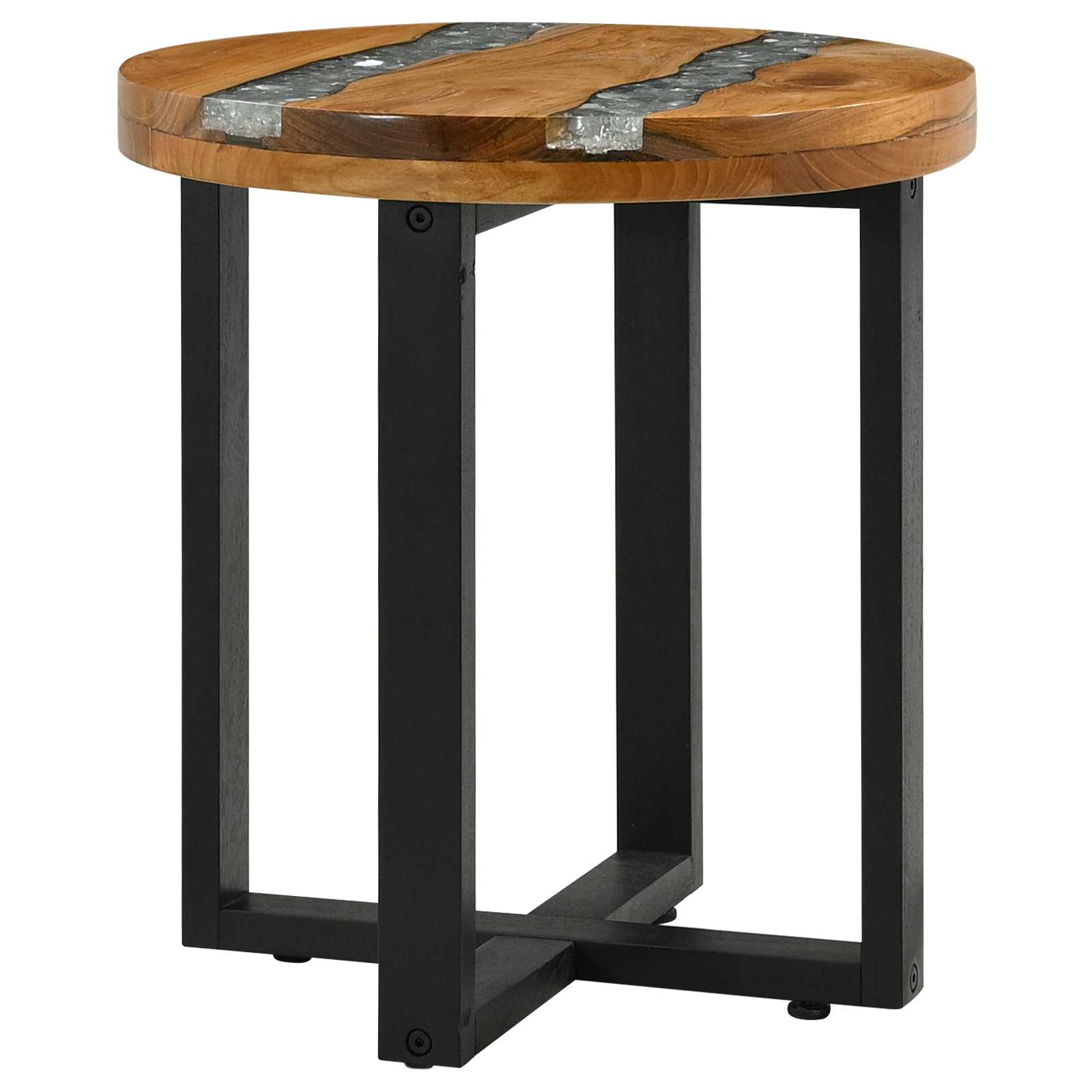 Coffee Table Brown 40 X 40 X 45 Cm Solid Teak Wood