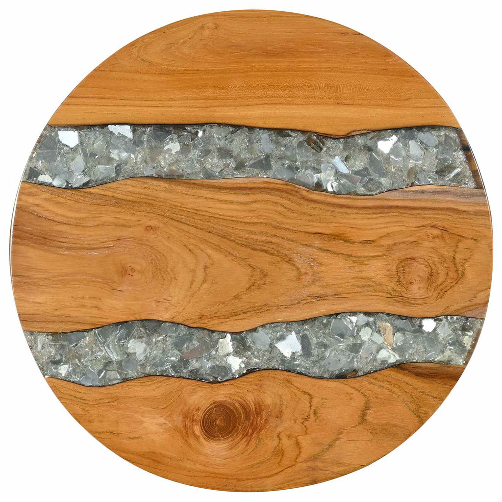Coffee Table Brown 40 X 40 X 45 Cm Solid Teak Wood