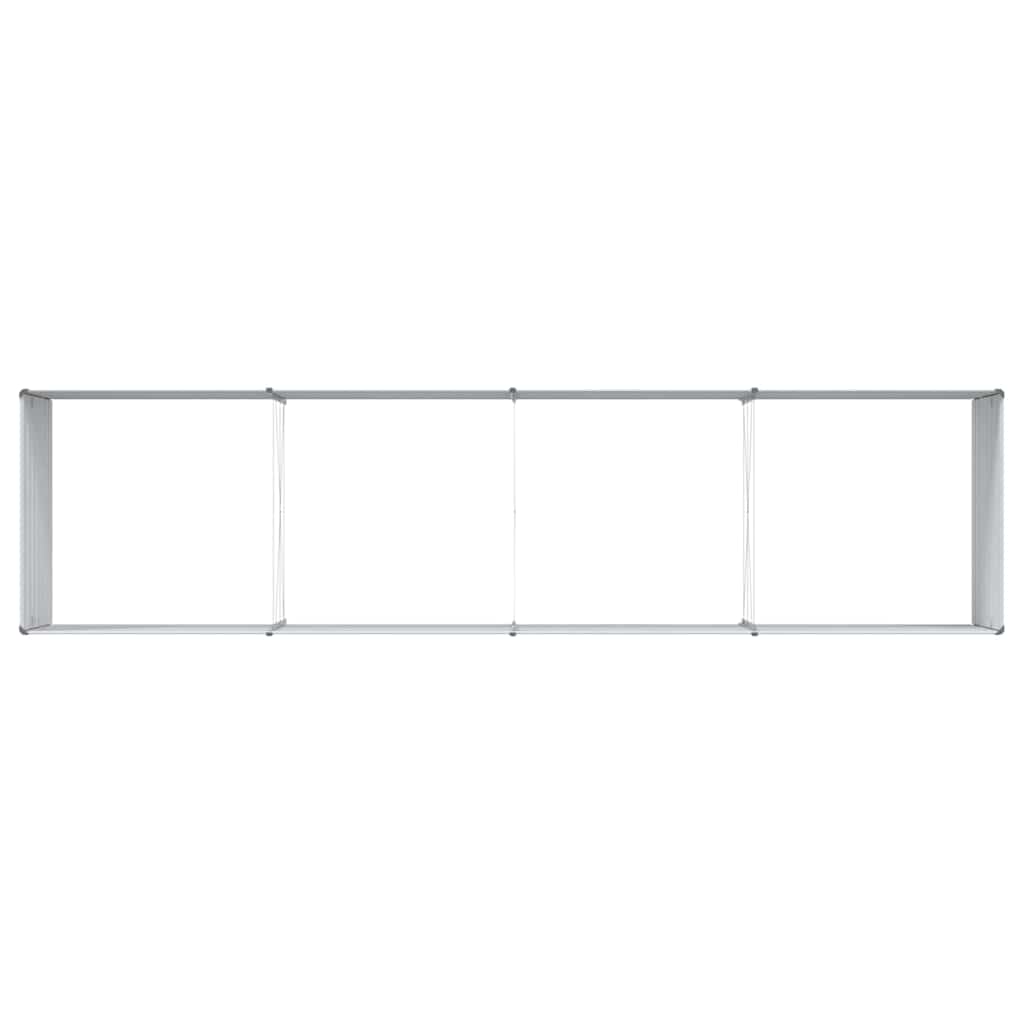 Garden Raised Bed Light Brown Galvanised Steel
