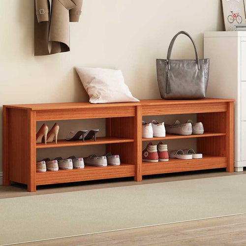 Shoe Bench With Shelf With Storage 160 X 36.5 X 50 Cm