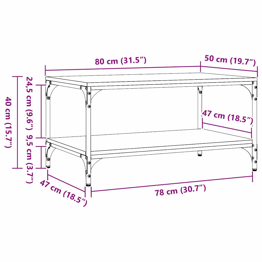Coffee Table Engineered Wood