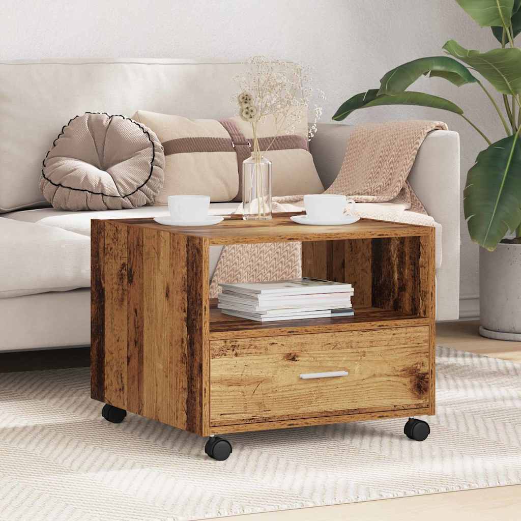Coffee Table 55X55X40 Cm Engineered Wood