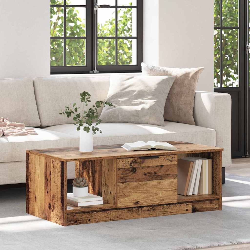 Coffee Table 102X50X36 Cm Engineered Wood