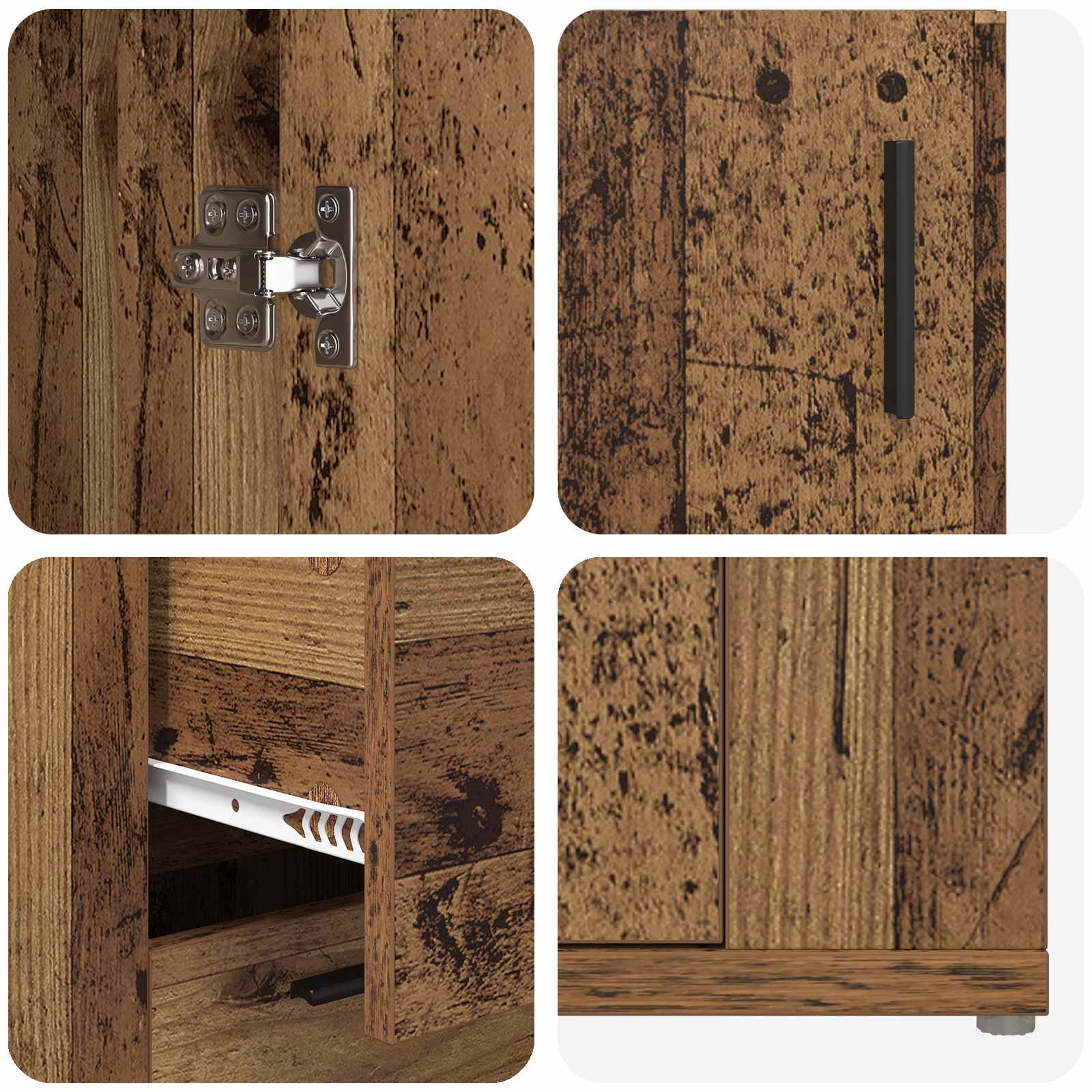Sideboard 100 X 33 X 59.5 Cm Engineered Wood