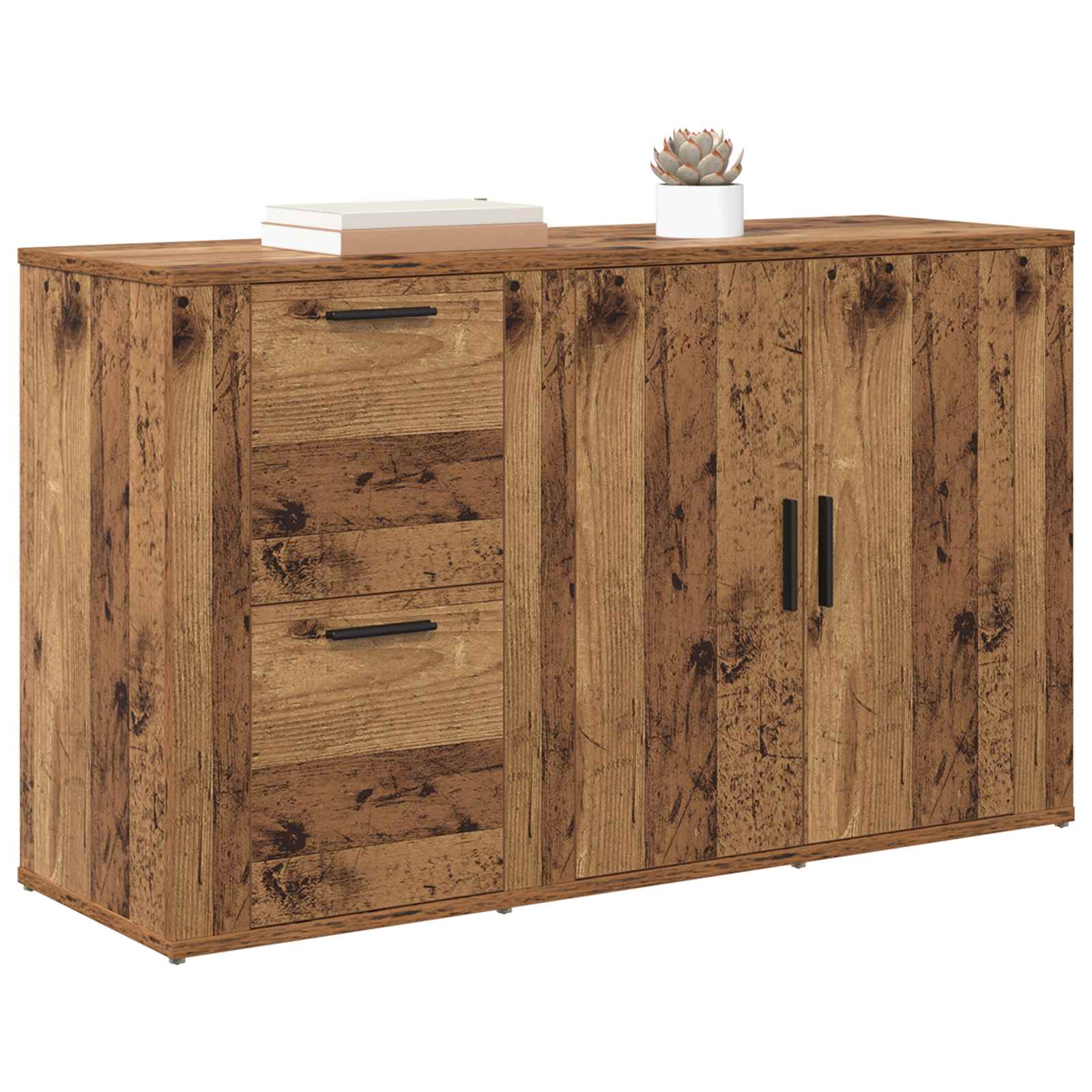 Sideboard 100 X 33 X 59.5 Cm Engineered Wood