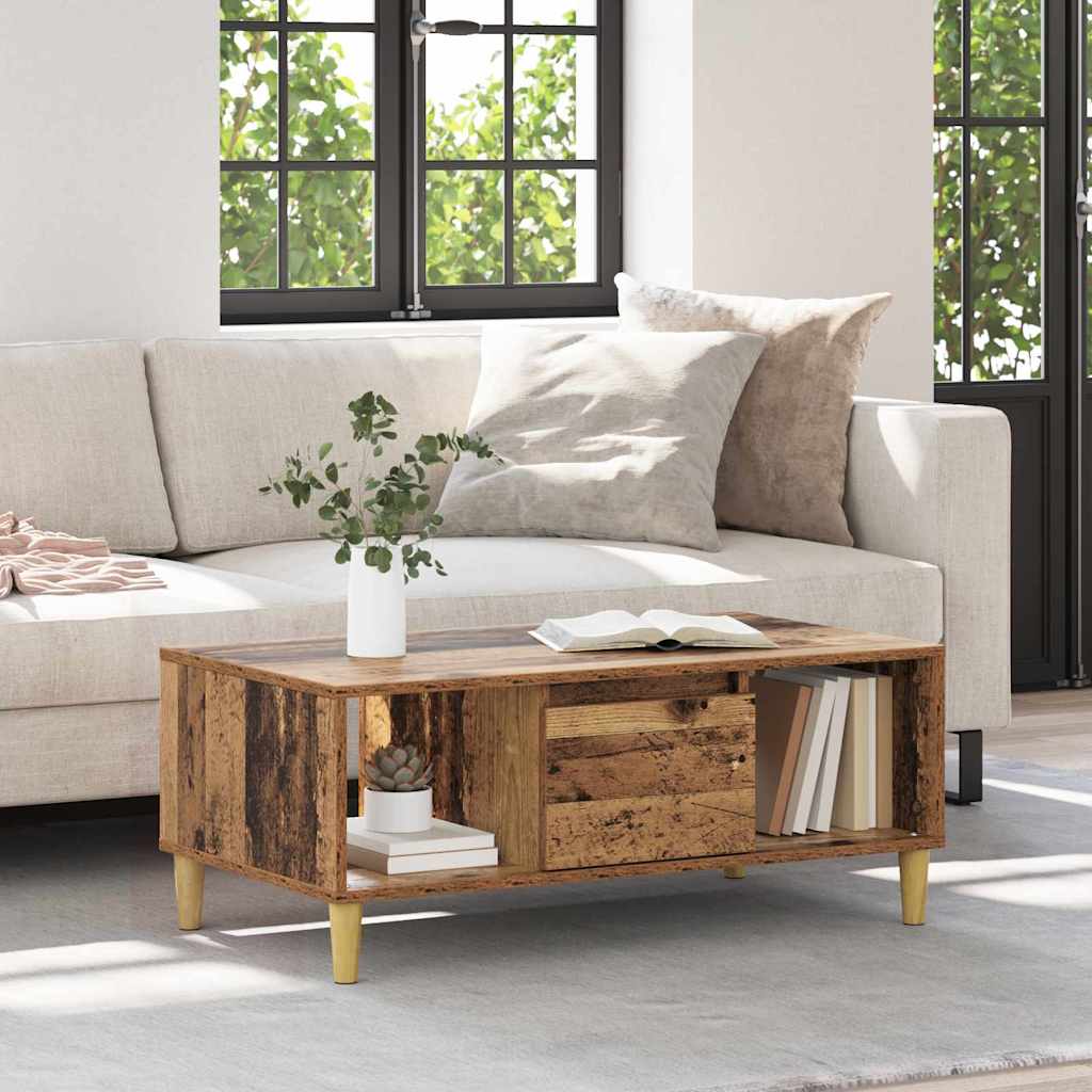Coffee Table 90X50X36,5 Cm Engineered Wood