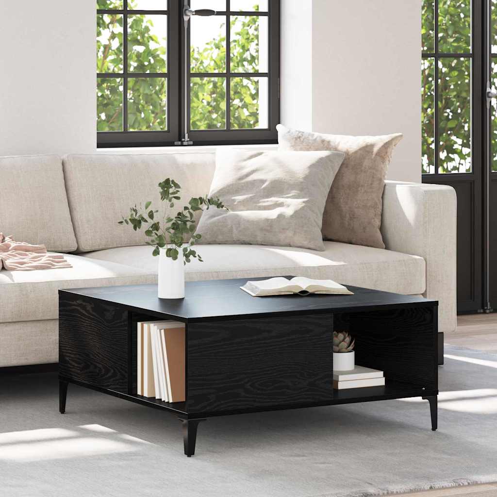 Coffee Table 80X80X36.5 Cm Engineered Wood