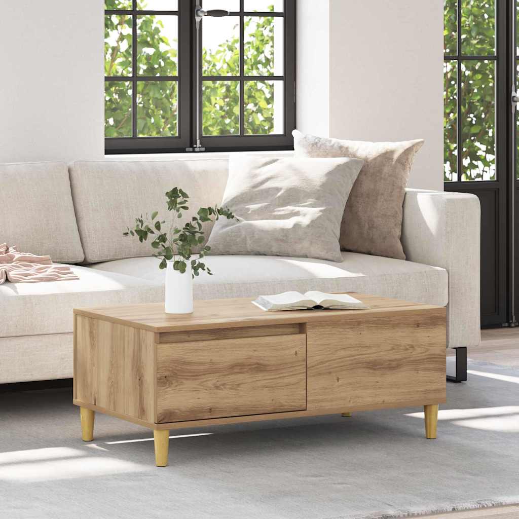 Coffee Table 90X50X36.5 Cm Engineered Wood