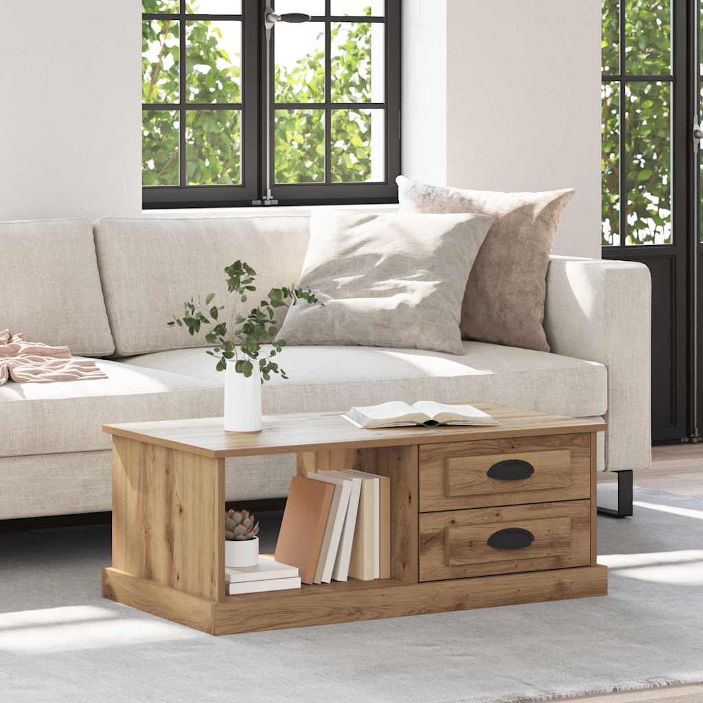 Coffee Table 90X50X35 Cm Engineered Wood