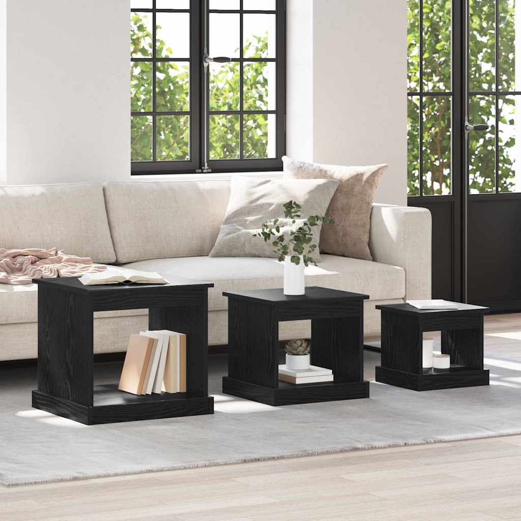 Coffee Tables 3 Pcs Engineered Wood