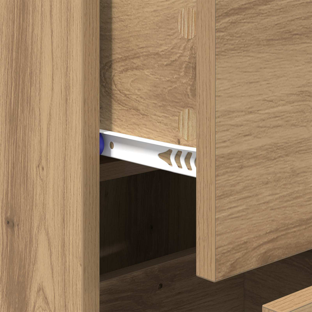 Sideboard 34.5 X 34 X 90 Cm Engineered Wood
