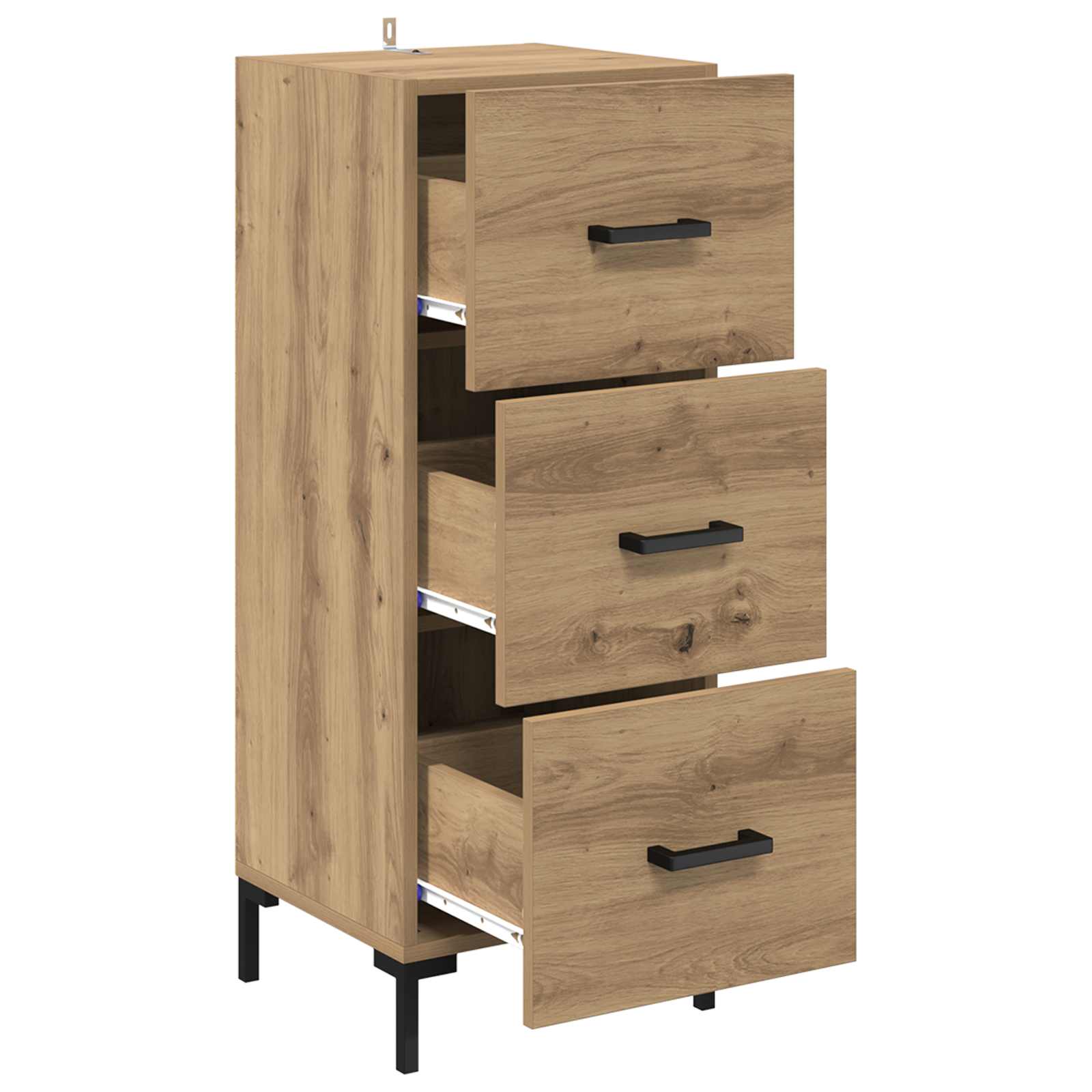 Sideboard 34.5 X 34 X 90 Cm Engineered Wood