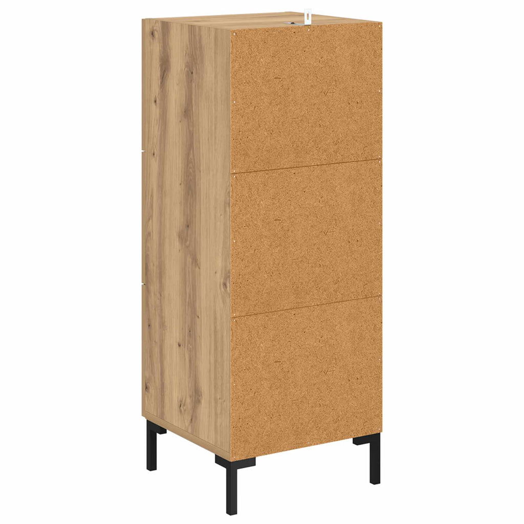 Sideboard 34.5 X 34 X 90 Cm Engineered Wood