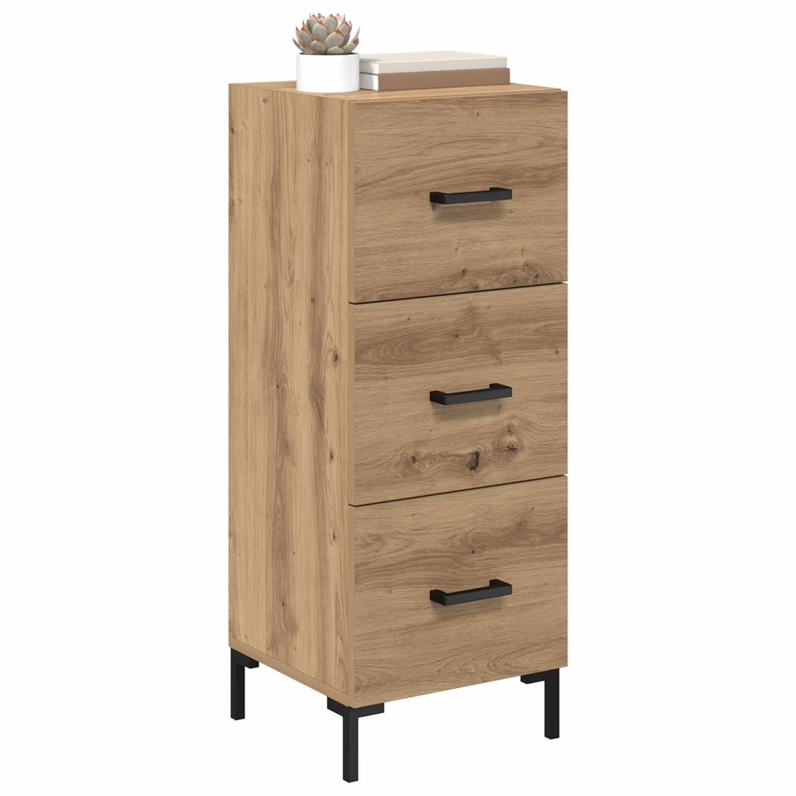 Sideboard 34.5 X 34 X 90 Cm Engineered Wood