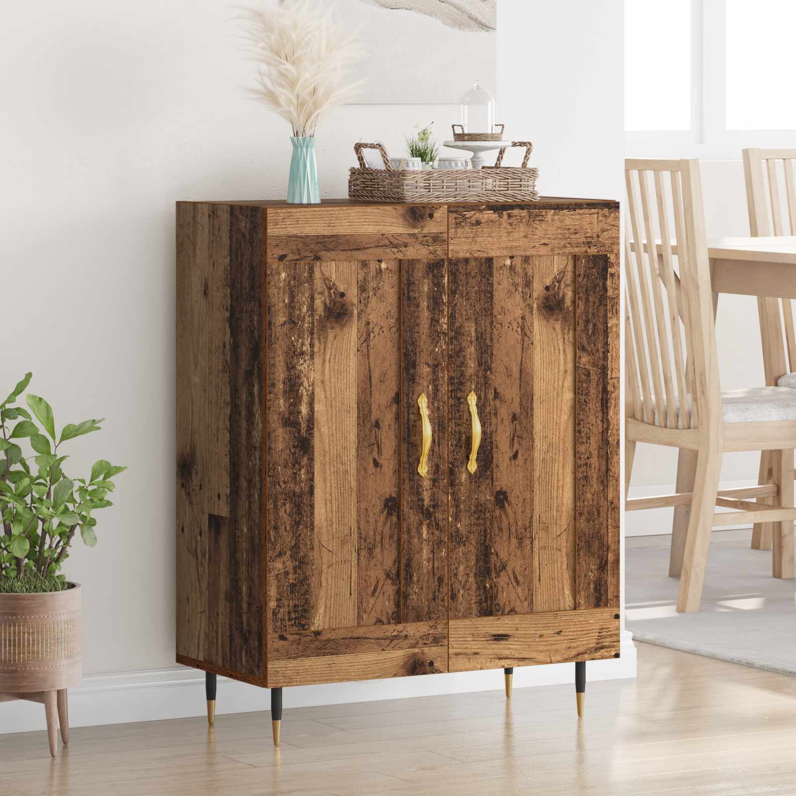Sideboard 69.5X34X90 Cm Engineered Wood