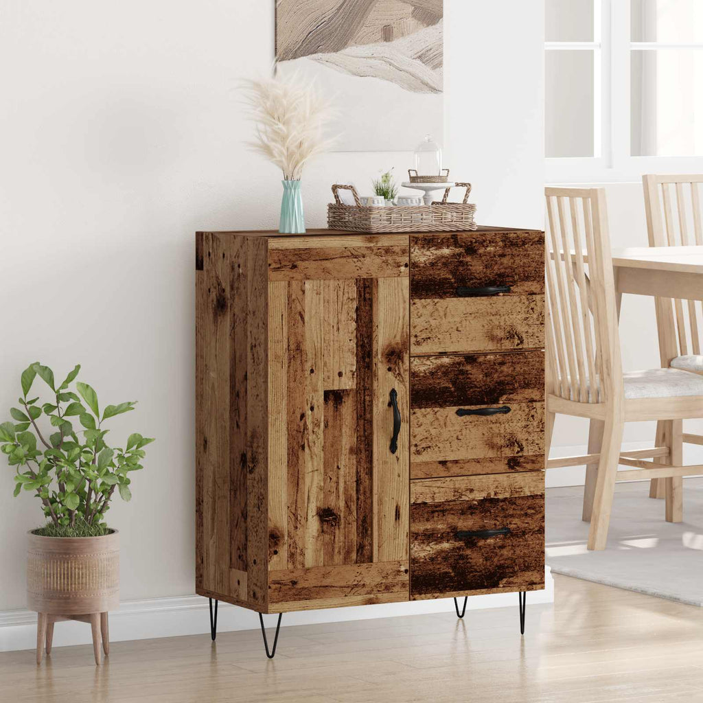 Sideboard 69.5X34X90 Cm Engineered Wood