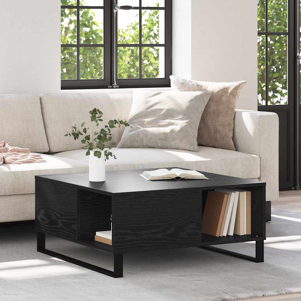 Coffee Table 80X80X36.5 Cm Engineered Wood