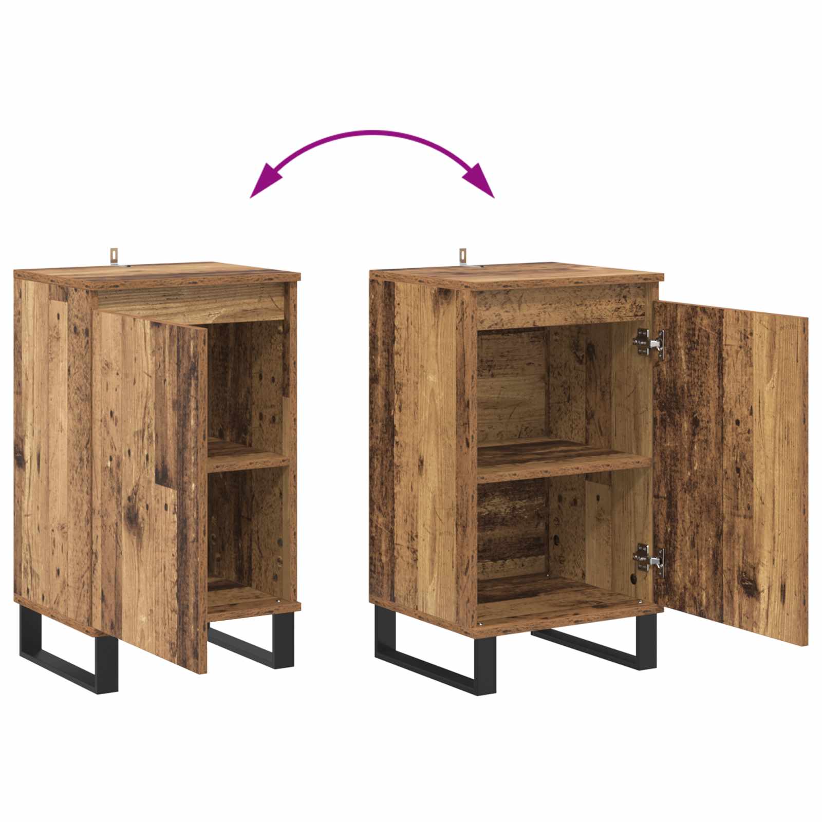 Sideboard 40 X 35 X 70 Cm Engineered Wood