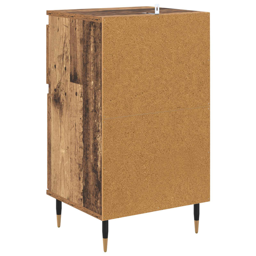 Sideboard 40 X 35 X 70 Cm Engineered Wood And Iron