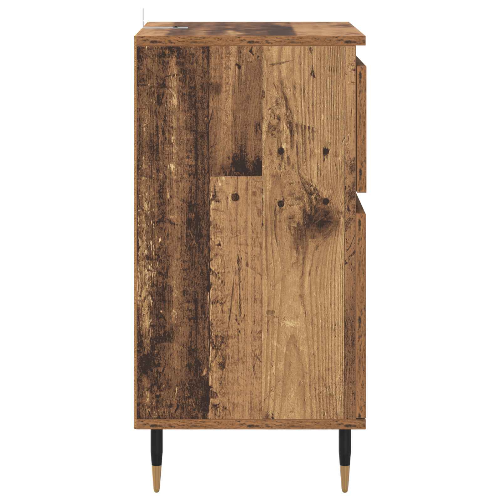 Sideboard 40 X 35 X 70 Cm Engineered Wood And Iron