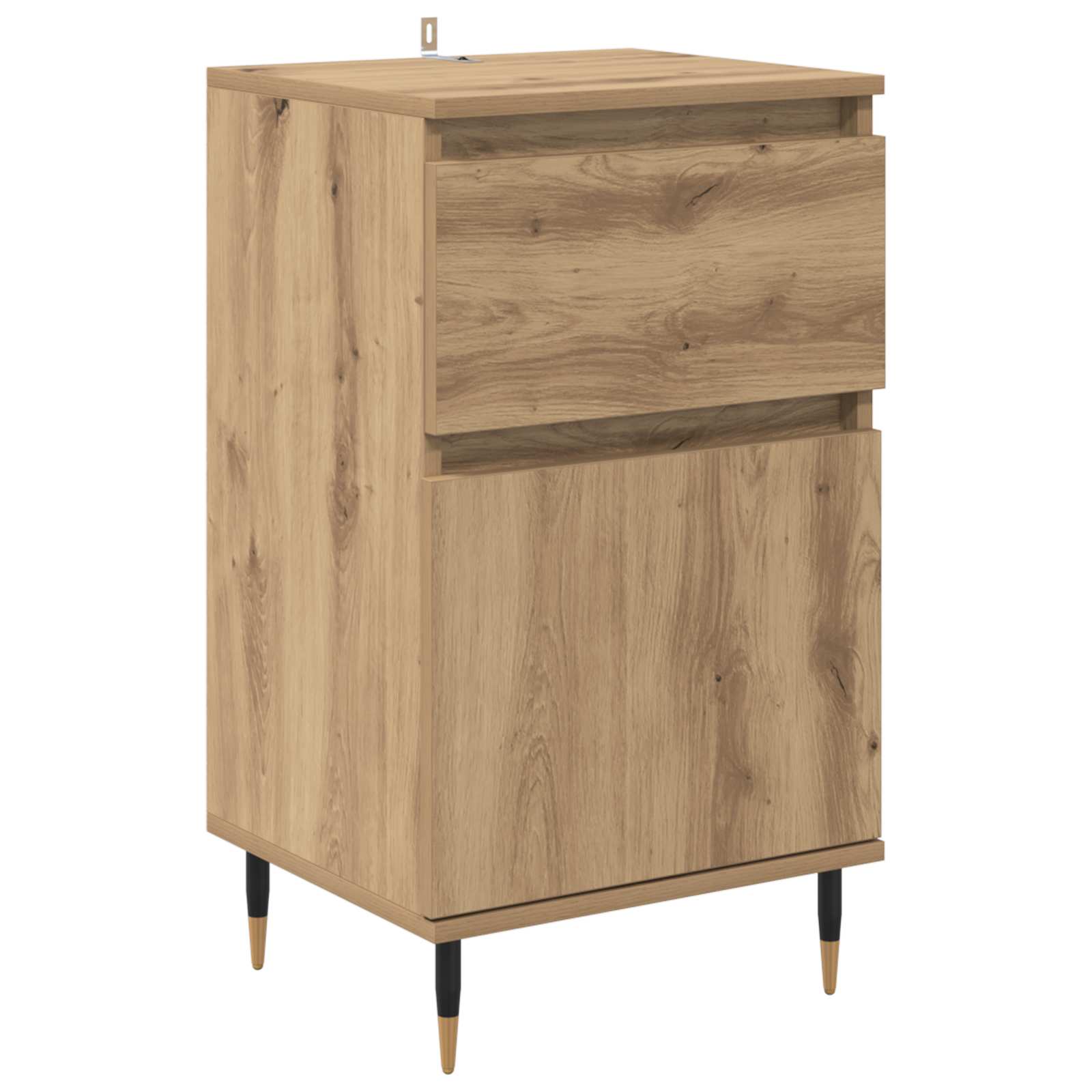 Sideboard 40 X 35 X 70 Cm Engineered Wood And Iron