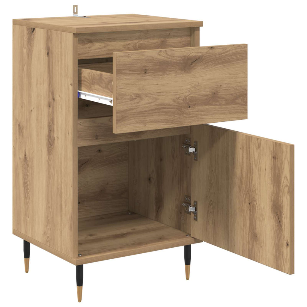 Sideboard 40 X 35 X 70 Cm Engineered Wood And Iron