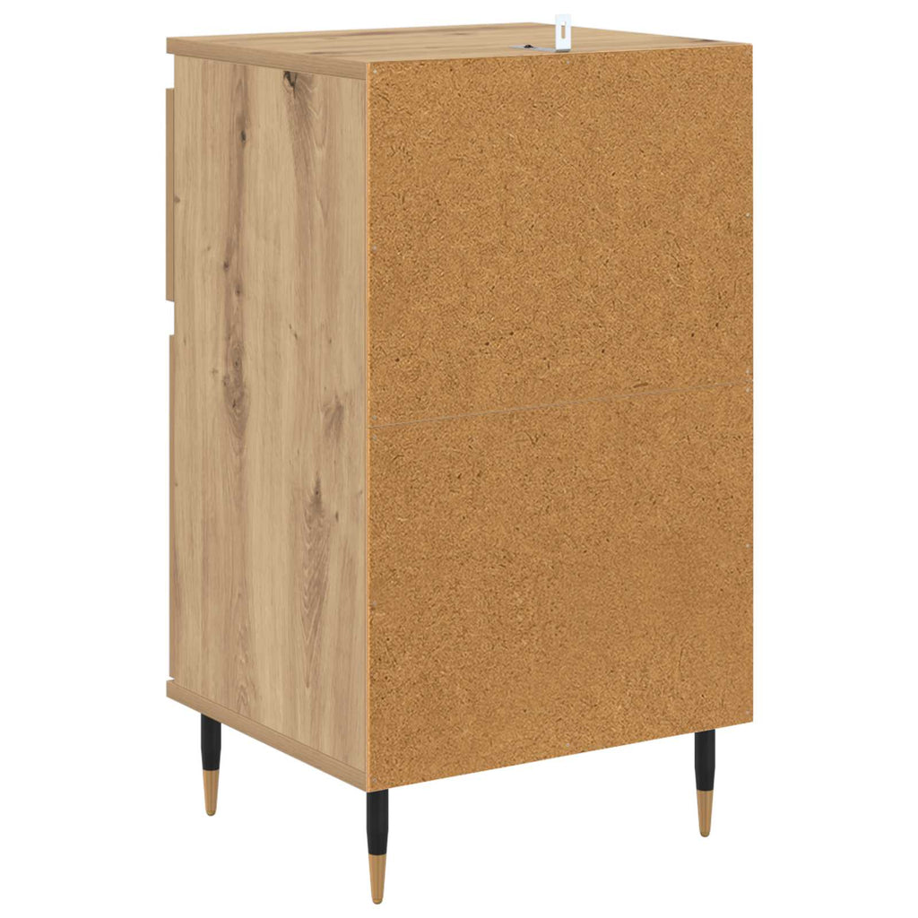 Sideboard 40 X 35 X 70 Cm Engineered Wood And Iron