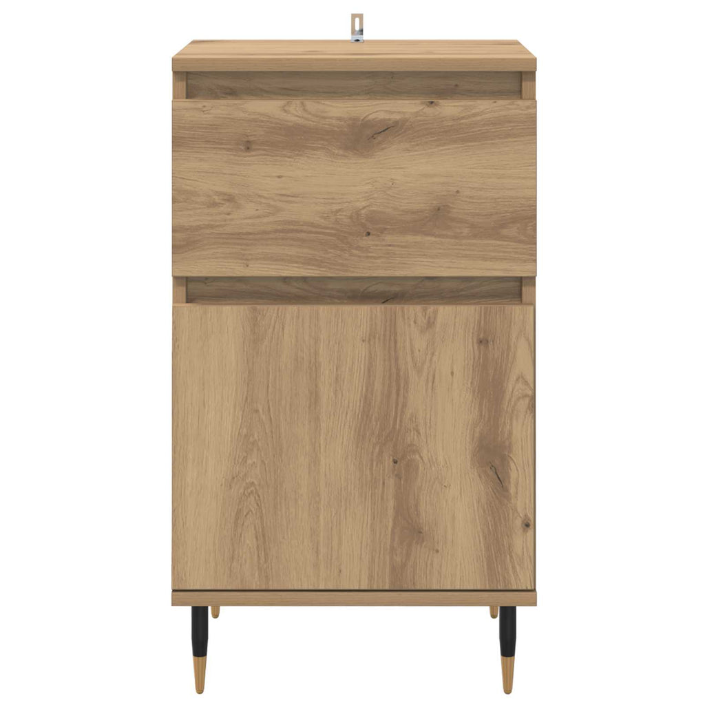 Sideboard 40 X 35 X 70 Cm Engineered Wood And Iron