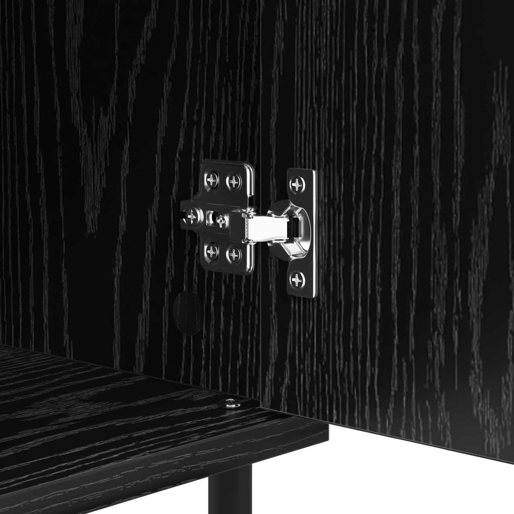 Sideboard 40 X 35 X 70 Cm Engineered Wood And Iron