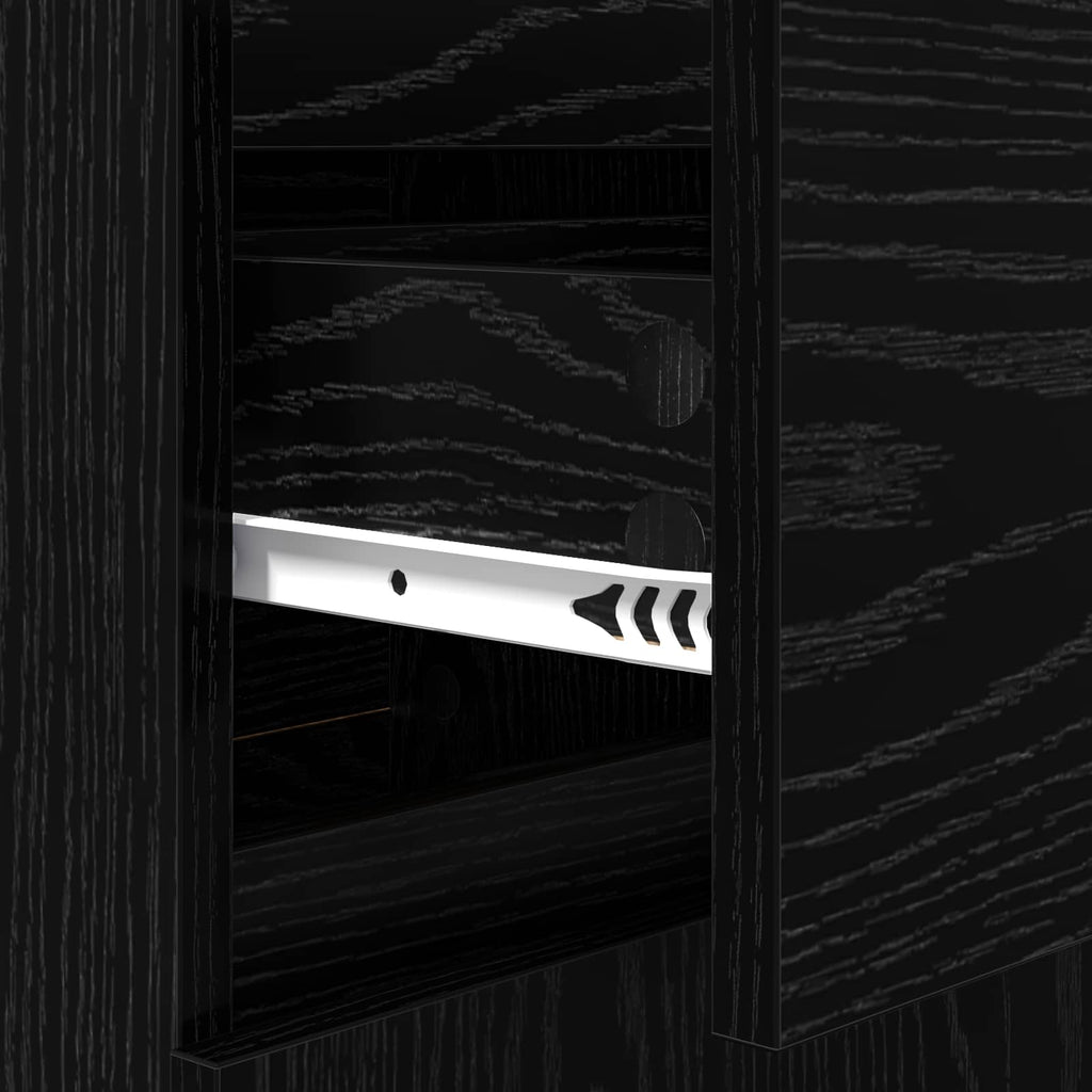 Sideboard 40 X 35 X 70 Cm Engineered Wood And Iron
