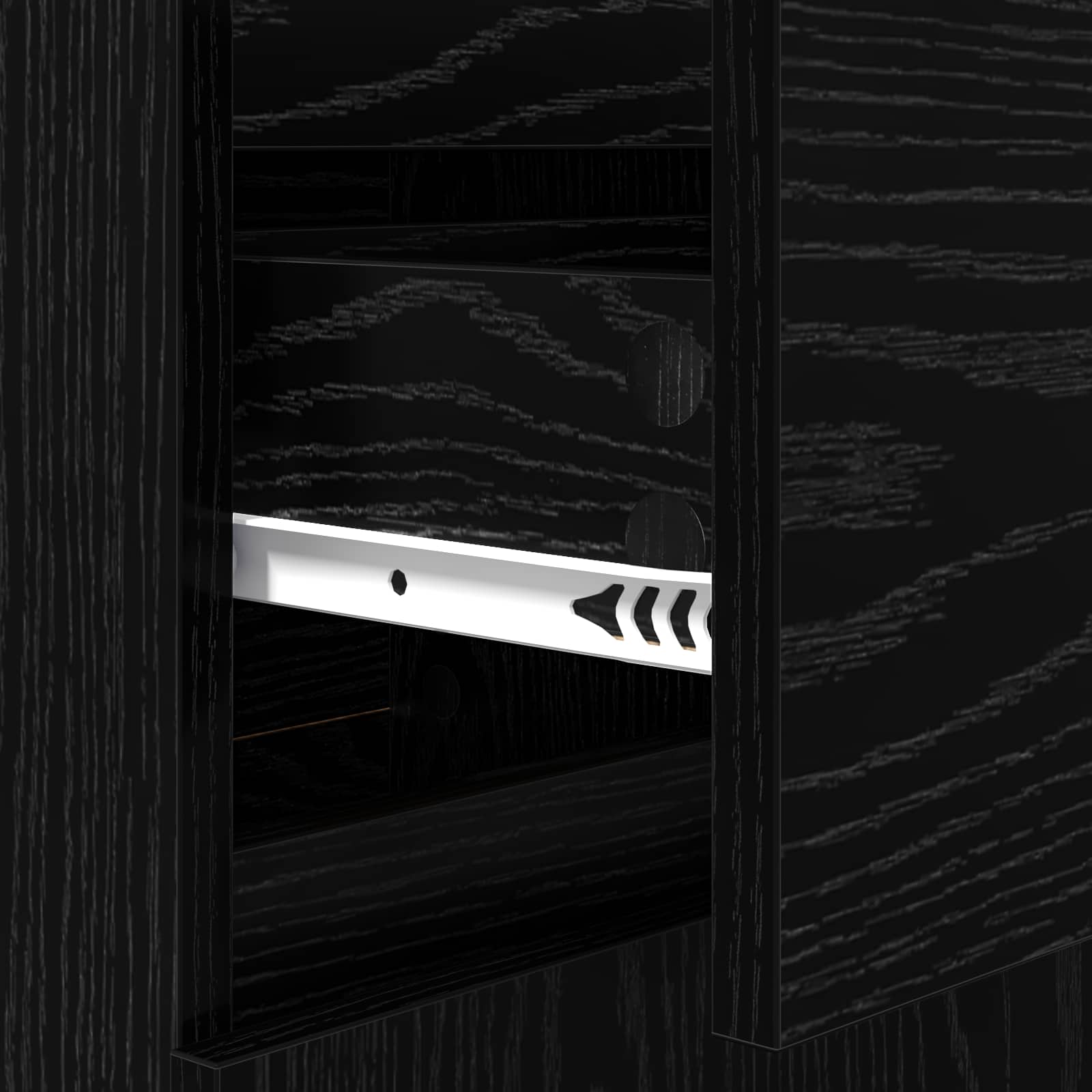 Sideboard 40 X 35 X 70 Cm Engineered Wood And Iron