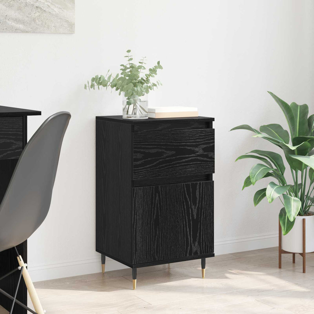 Sideboard 40 X 35 X 70 Cm Engineered Wood And Iron