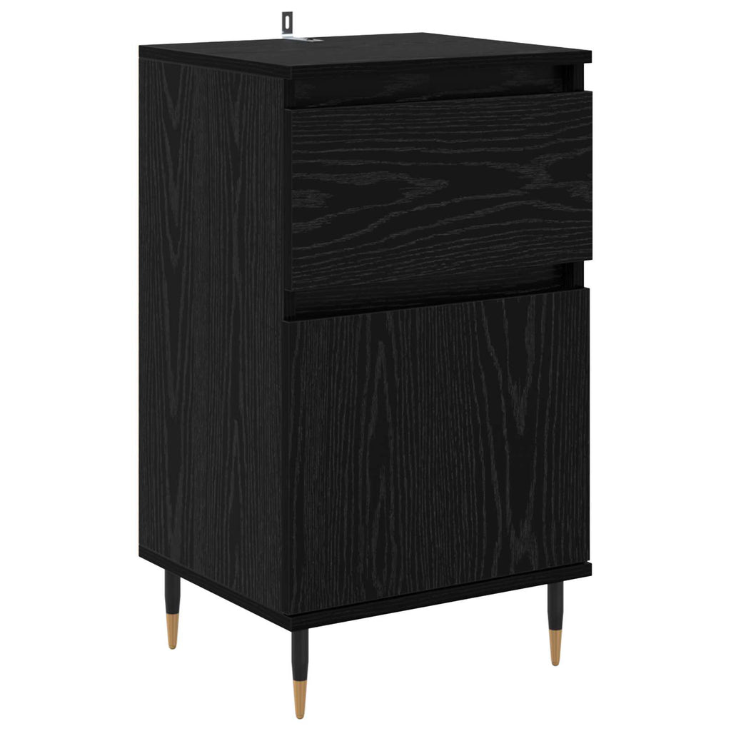 Sideboard 40 X 35 X 70 Cm Engineered Wood And Iron
