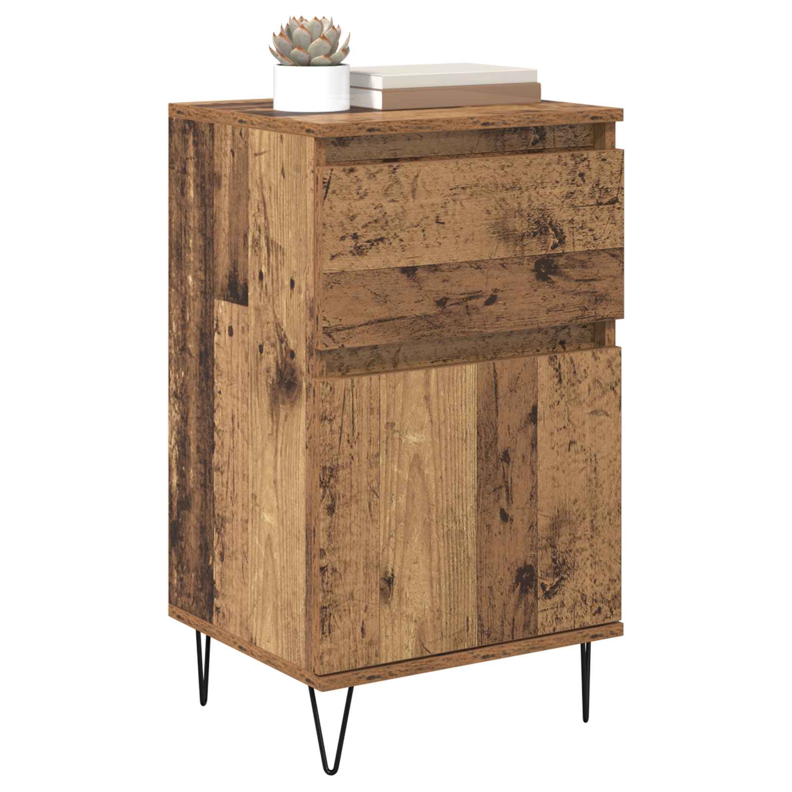 Sideboard With Drawer 35 X 40 X 70 Cm Engineered Wood