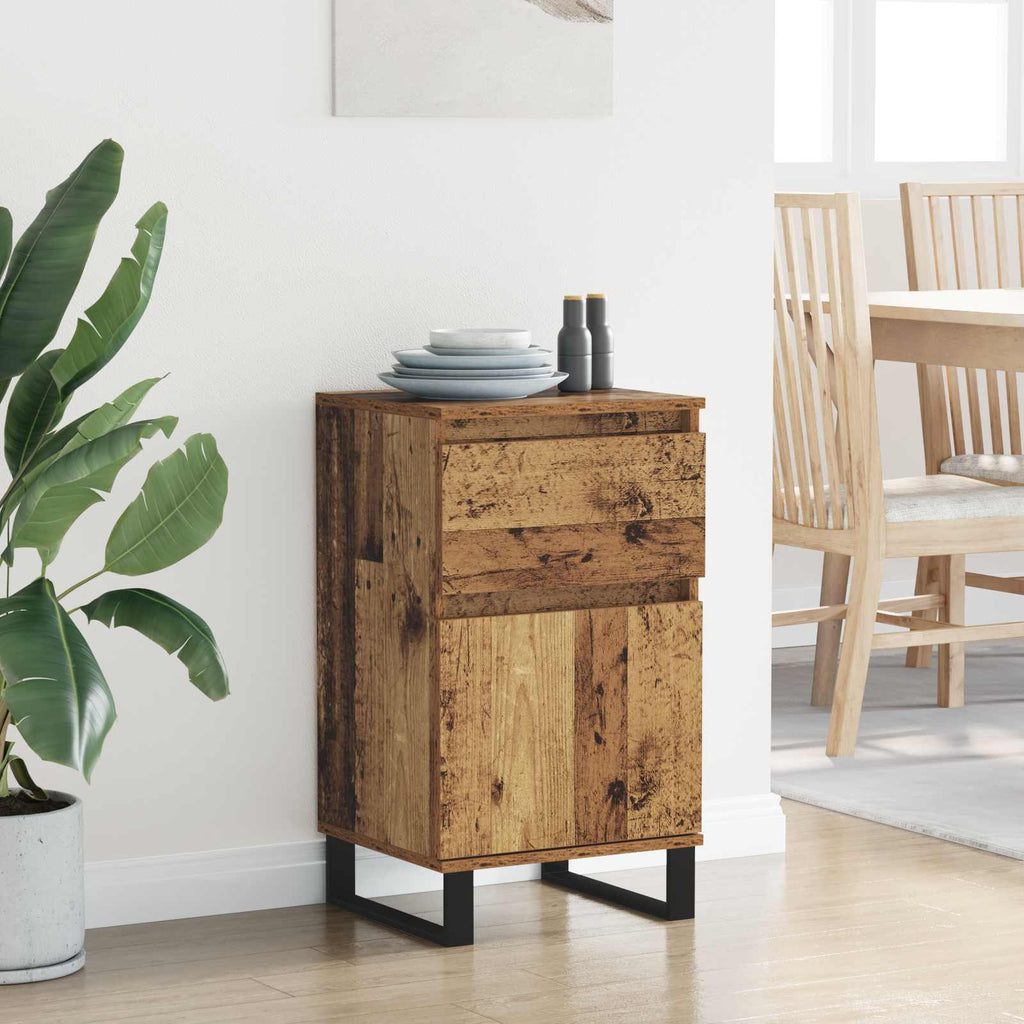 Sideboard With Drawer 35 X 40 X 70 Cm Engineered Wood