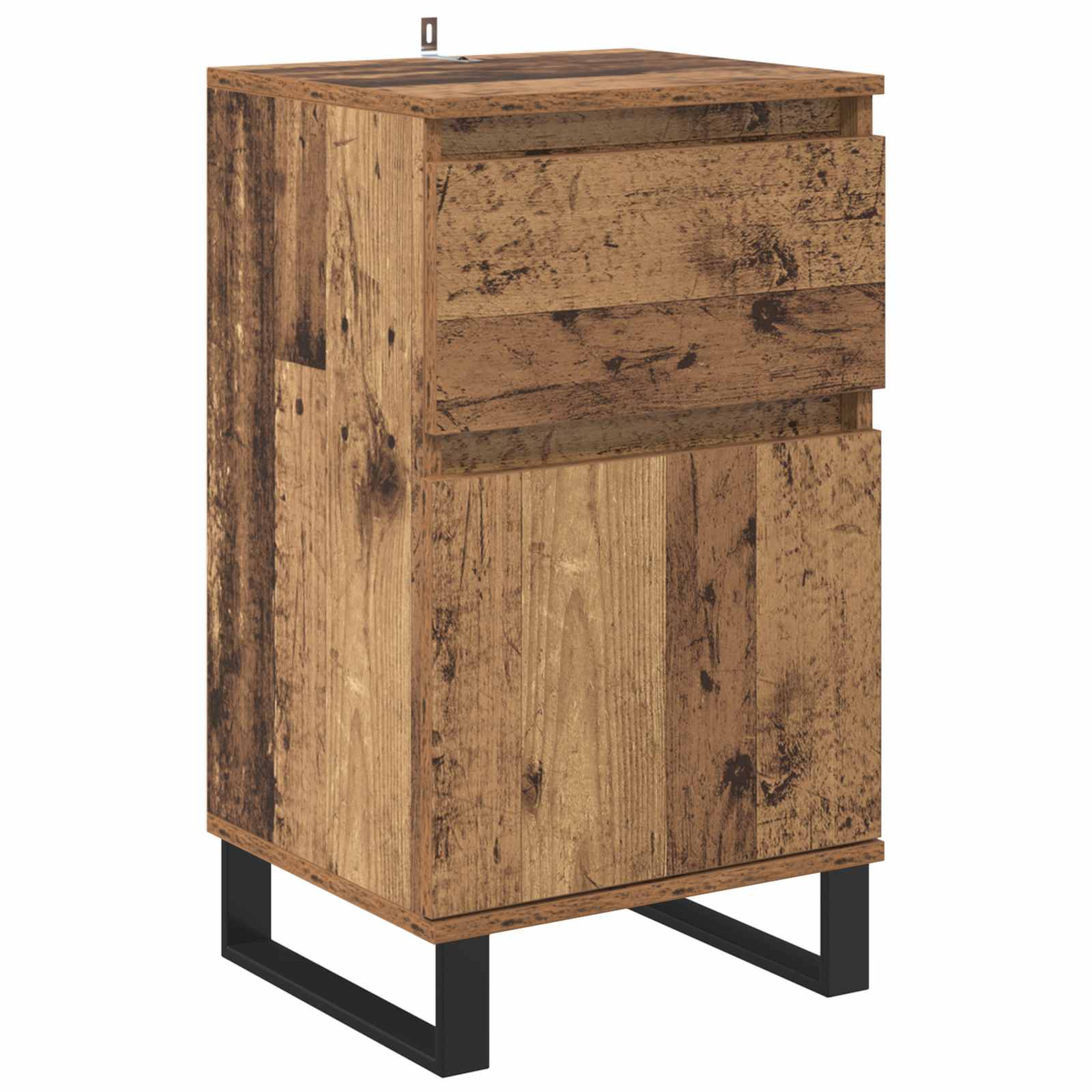 Sideboard With Drawer 35 X 40 X 70 Cm Engineered Wood