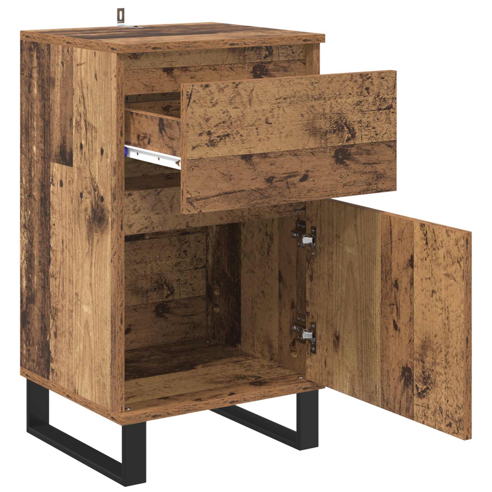 Sideboard With Drawer 35 X 40 X 70 Cm Engineered Wood