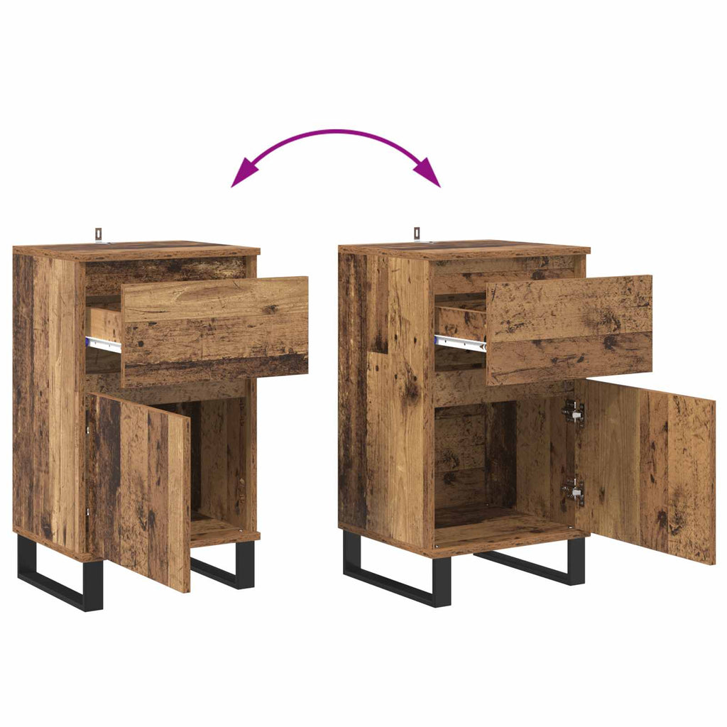 Sideboard With Drawer 35 X 40 X 70 Cm Engineered Wood