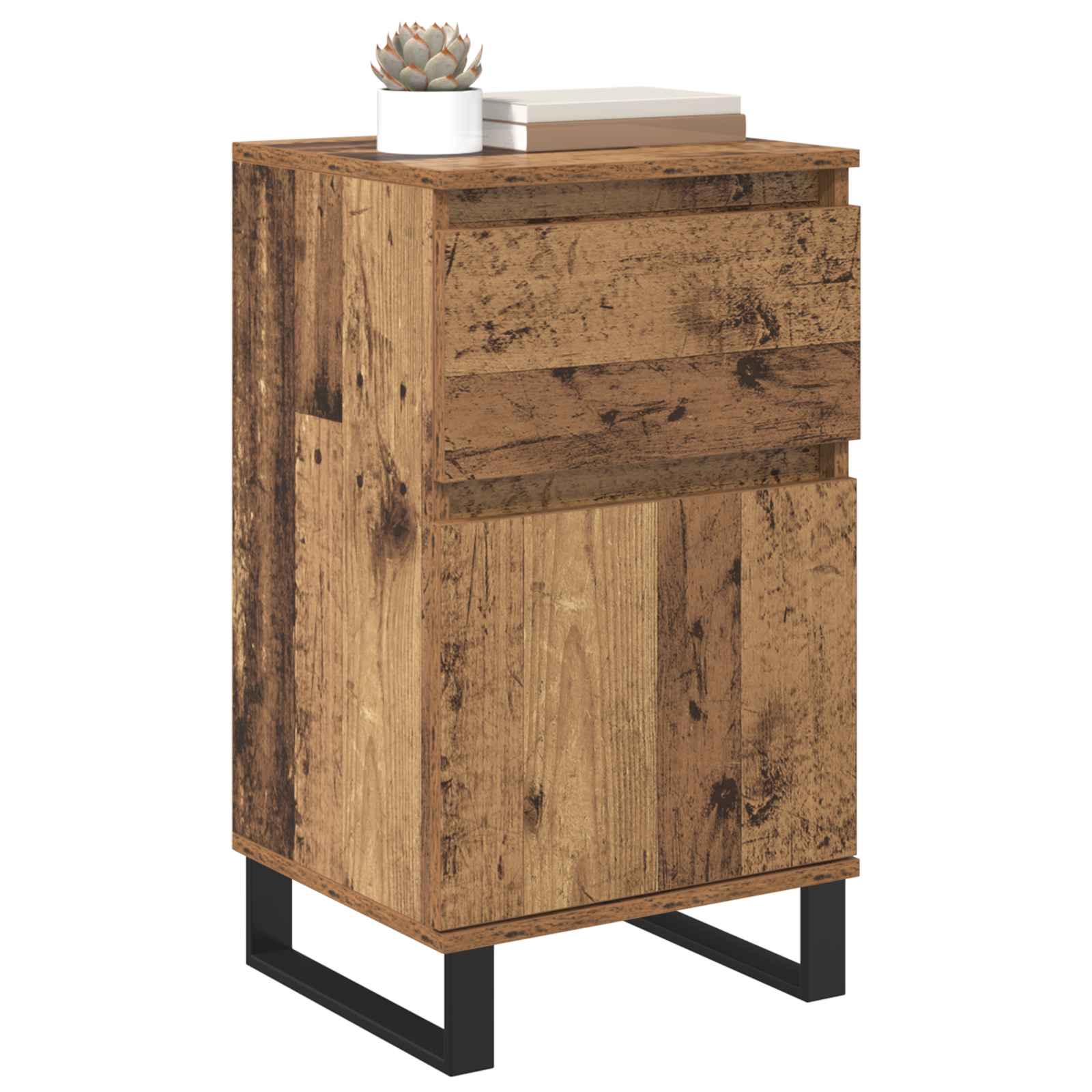 Sideboard With Drawer 35 X 40 X 70 Cm Engineered Wood