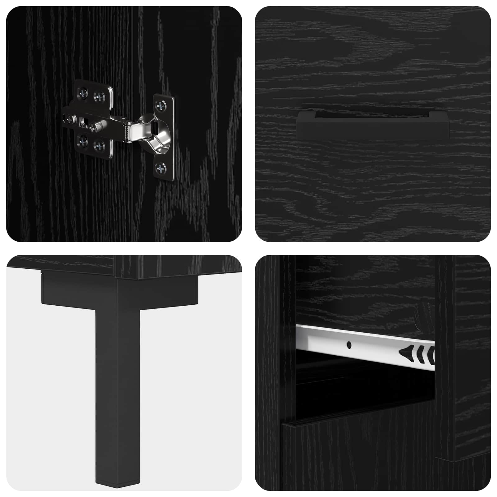 Sideboard 69.5 X 34 X 90 Cm Engineered Wood